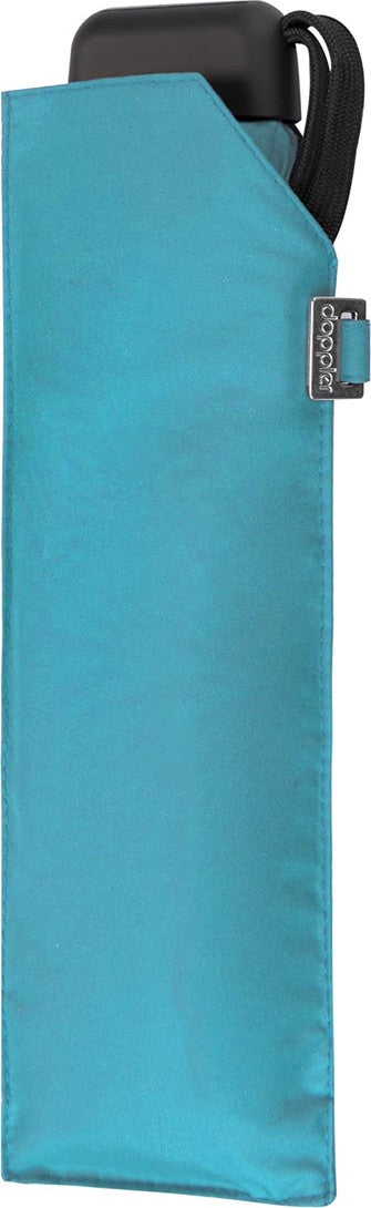 Petit parapluie carbonsteel slim uni - couleur Vert Turquoise