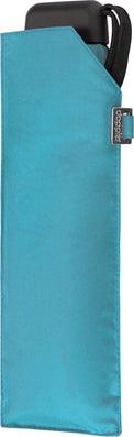 Petit parapluie carbonsteel slim uni - couleur Vert Turquoise