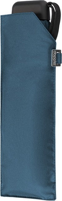 Petit parapluie carbonsteel slim uni - couleur Bleu Canard