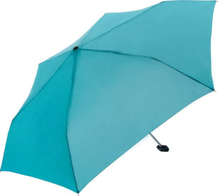 Petit parapluie carbonsteel slim uni - couleur Vert Turquoise