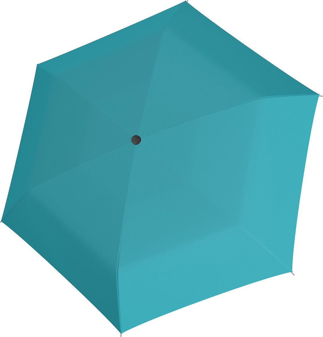 Petit parapluie carbonsteel slim uni - couleur Vert Turquoise