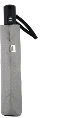 Petit parapluie carbonsteel uni avec petis pois blanc - couleur Beige