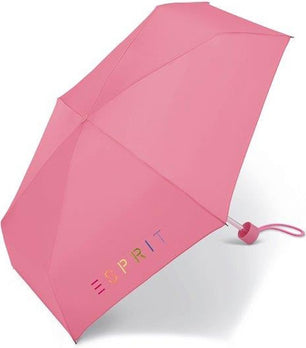 Petit parapluie colorful logo uni avec pochette - couleur Rose