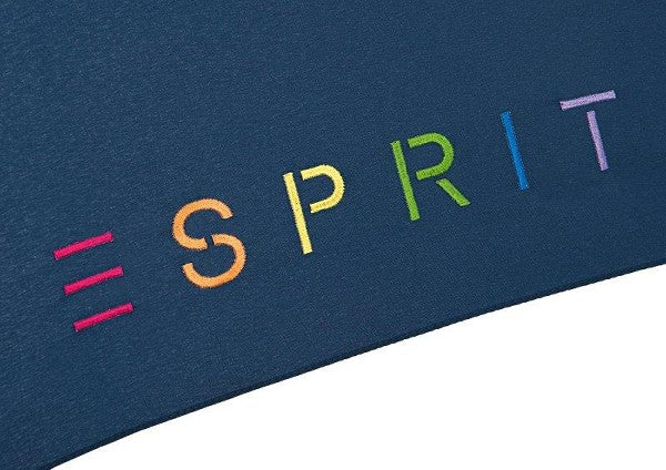 Petit parapluie colorful logo uni avec pochette - couleur Marine