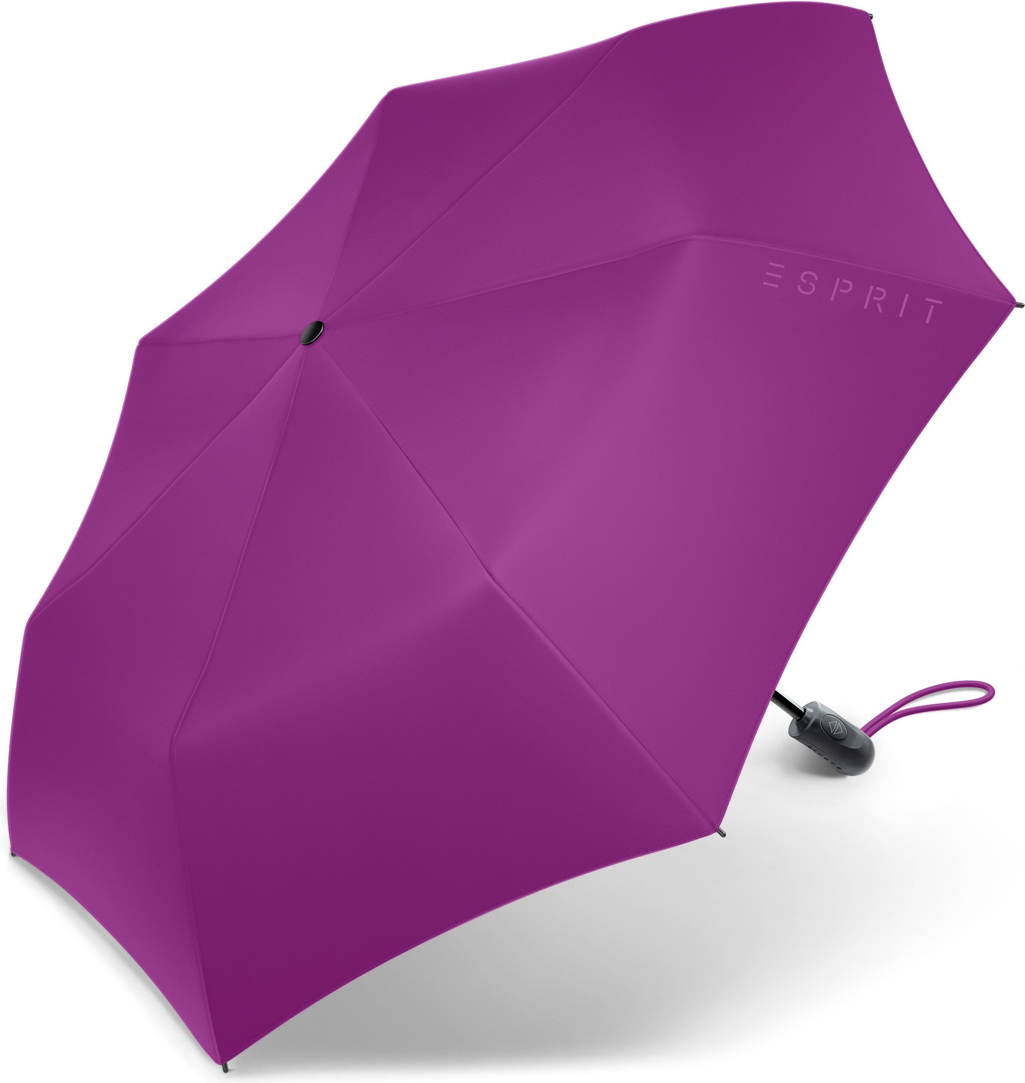 Le parapluie automatique compact mauve de la marque Esprit - couleur Fuschia