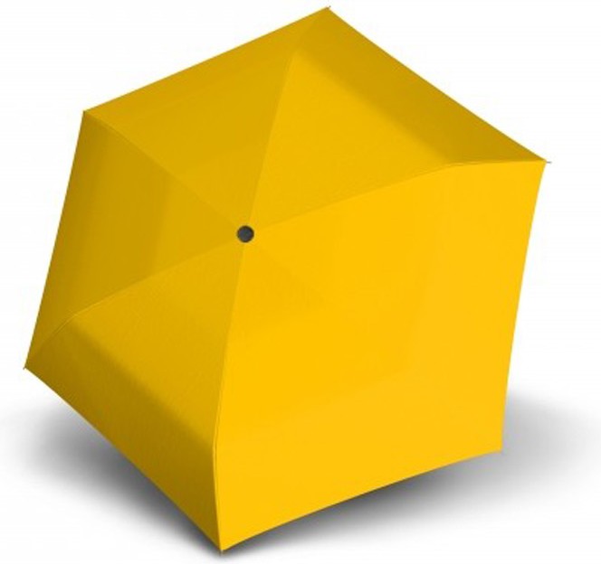 Petit parapluie fiber Handy uni - couleur Jaune