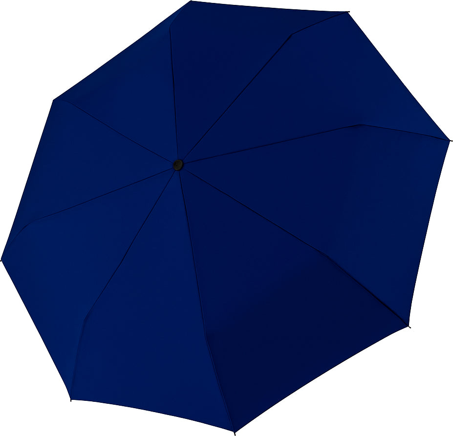 Petit parapluie Fiber Magic crazy uni noir - couleur Marine