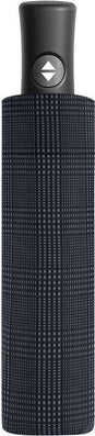 Petit parapluie fiber magic flipback pointillés - couleur Anthracite