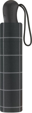 Petit parapluie homme gents easymaticà carreaux - couleur Noir