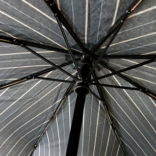Petit parapluie homme magic big comfort lignés - couleur Noir