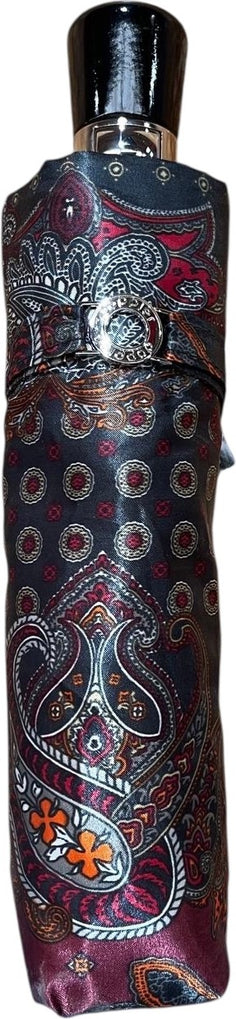 Petit parapluie MOTIF CACHEMIRE - couleur Marine