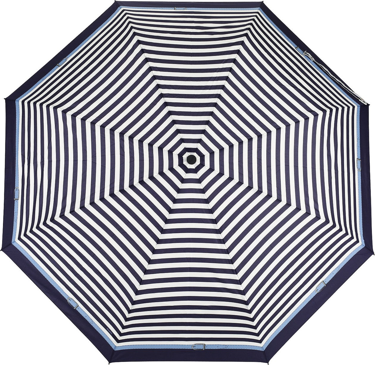 Petit parapluie rayé bicolore carbonsteel magic delight - couleur Marine