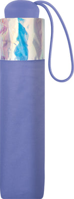 Petit parapluie shiny border - couleur Mauve