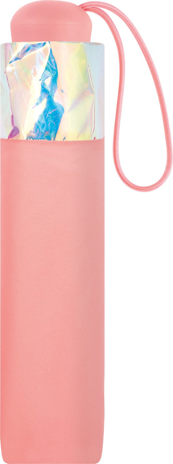 Petit parapluie shiny border - couleur Rose
