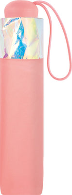 Petit parapluie shiny border - couleur Rose